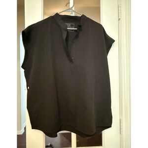 🖤 Figs Women’s Black Rafaela Scrub Top XL
